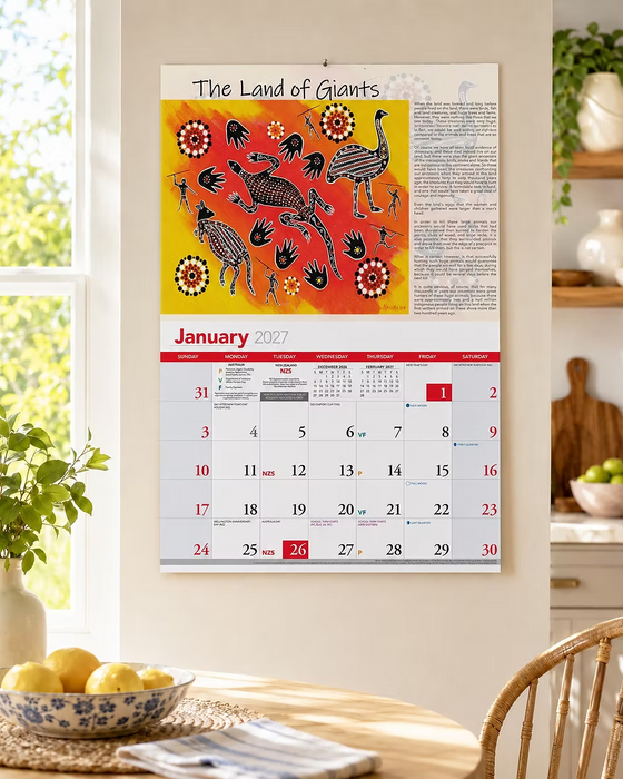 2027 TALES OF THE DREAMTIME CALENDAR