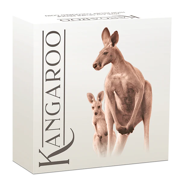 2025 Australian Kangaroo 1 Oz Silver Proof High Relief Coloured Coin