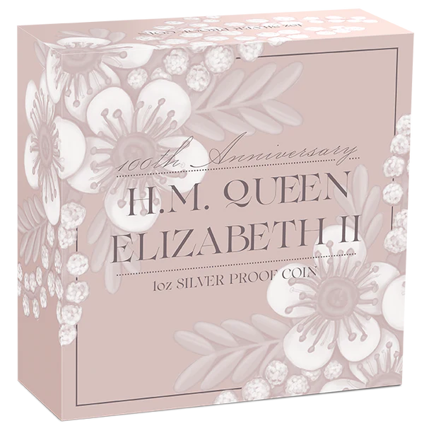H.M. Queen Elizabeth II 100th Anniversary 2026 1oz Silver Proof Coin