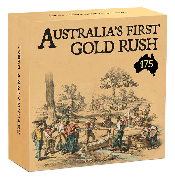 Australia's First Gold Rush 175th Anniversary 2026 1/4oz Gold Proof Coin