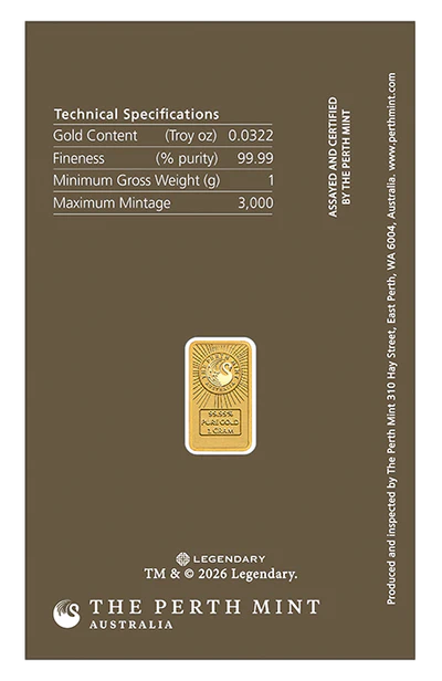 Dune 1G GOLD COLOURED BAR DUNE