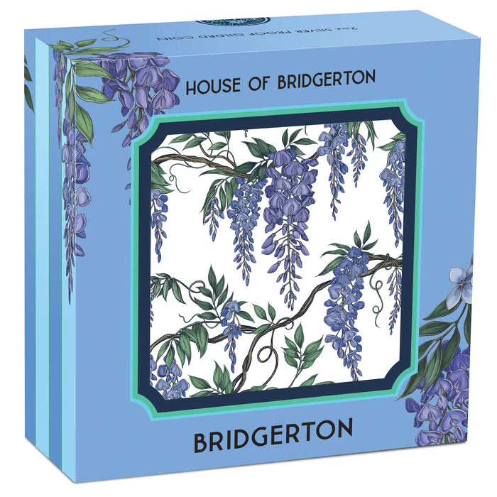 HOUSE OF BRIDGERTON 2026 2OZ SILVER PROOF GILDED COIN