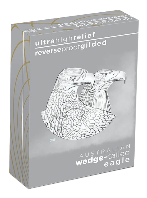 WEDGE TAILED EAGLE 2026 2OZ SILVER ERP UHR GILDED COIN