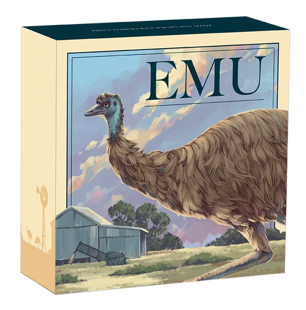 Australian Emu 2026 1oz Silver Coloured Coin