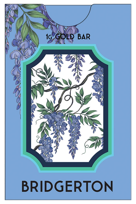 Bridgerton 2026 1g Gold Minted Bar in Card