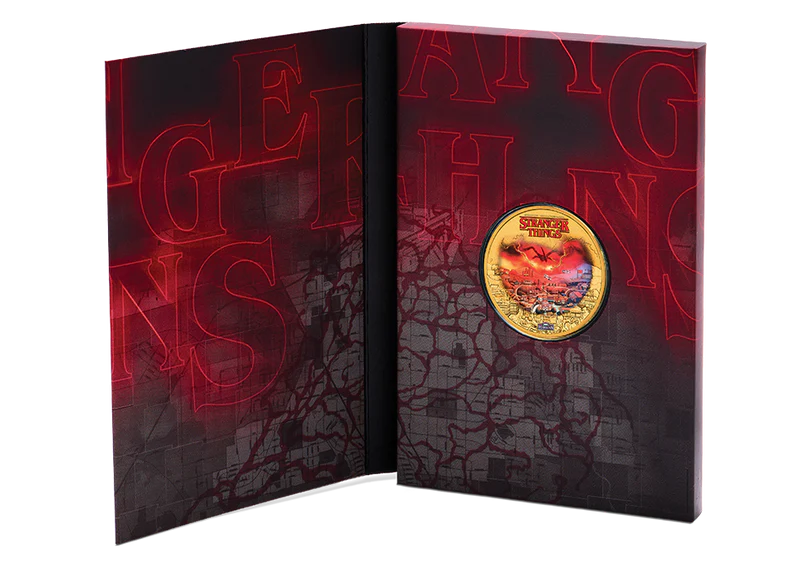 Stranger Things - Hawkins 2026 Gold Plated Collector's Coin In Card