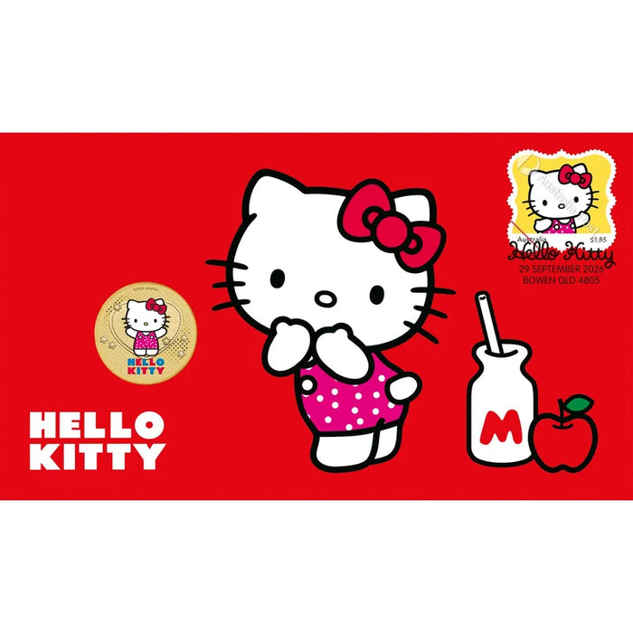 Hello Kitty 2026 Stamp and Coin Cover