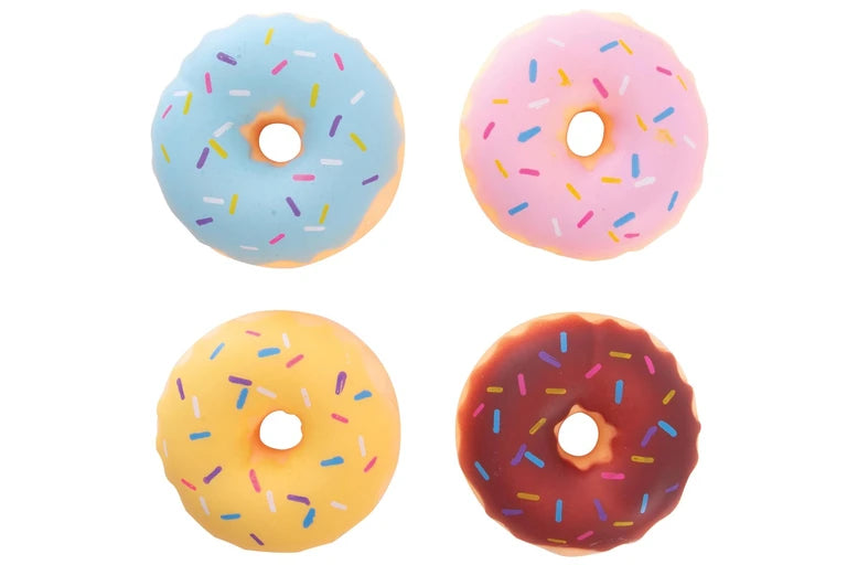 SQUISHY SQUASHY DONUT 4 ASSORTED