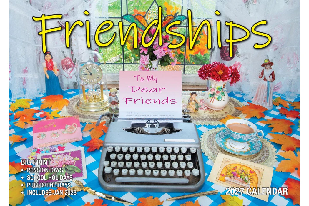 BARTEL CALENDARS 2027 FRIENDSHIPS