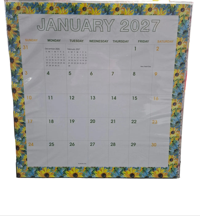 2027 MAGNETIC CALENDAR 30X30CM SUNBIRD Y-DCAL