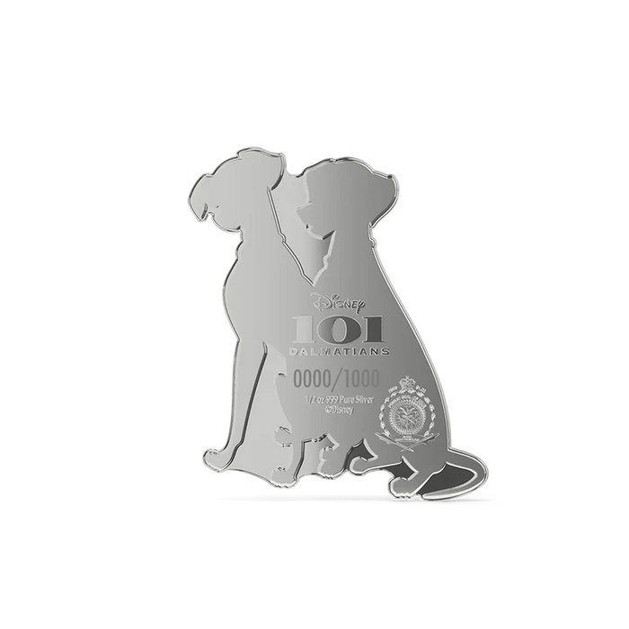 Disney 101 Dalmatians Collectible 1/2oz Silver Coin + 5g Silver Foil Set