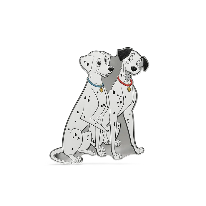 Disney 101 Dalmatians Collectible 1/2oz Silver Coin + 5g Silver Foil Set