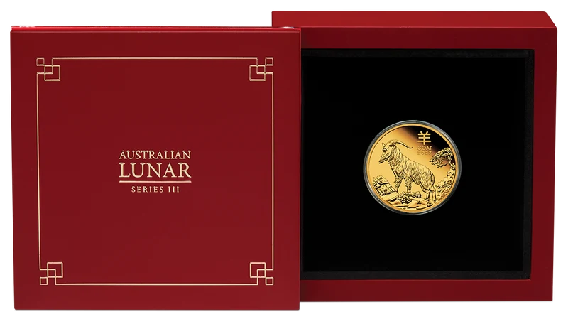 2027 Year of the Goat 1/10oz Gold Proof Coin