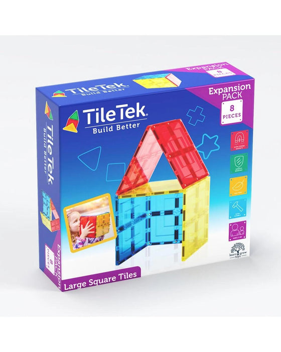 TILE TEK LARGE SQUARE TILES 8 PIECES
