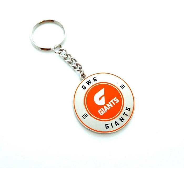 AFL Round Key Ring - GWS Giants - Keyring - Aussie Rules - TROFE