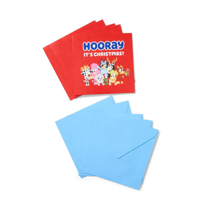 BLUEY XMAS BOX CARD WITH SRT