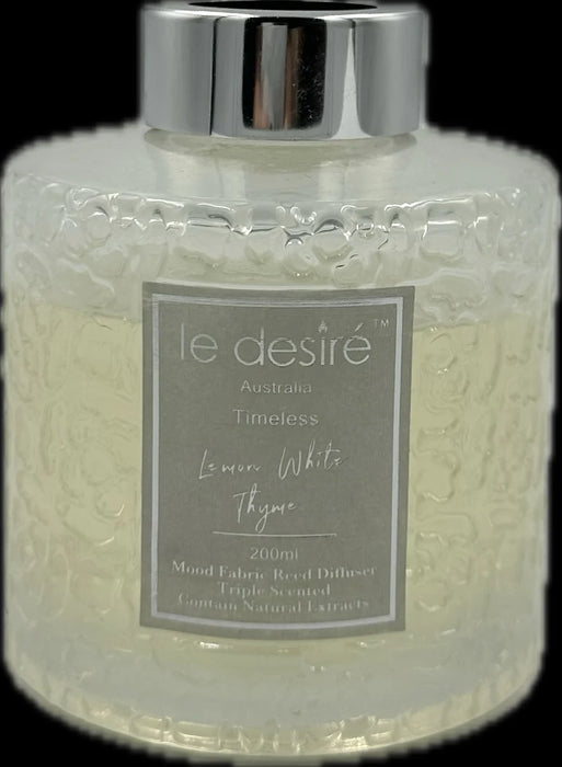 LE DESIRE LUXURY REED DIFFUSER LEMON WHITE THYME