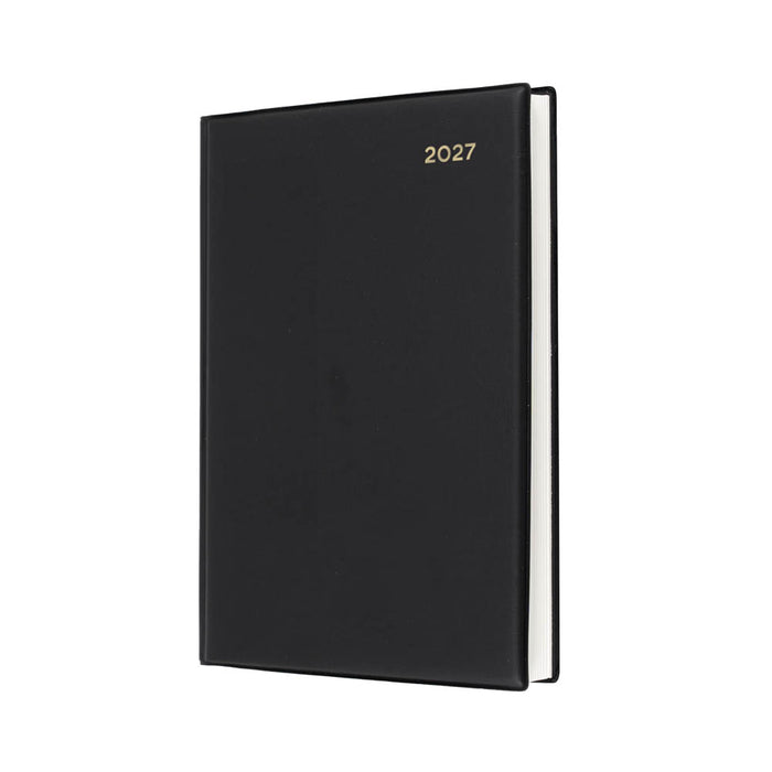 DIARY 2027 COLLINS BELMONT A5 187.V99 PVC DTP BLACK