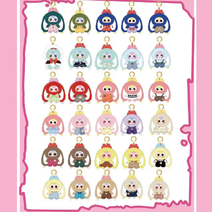 Baby Three Rabbit Macaron Cute Bunny Series 2 Blind Box