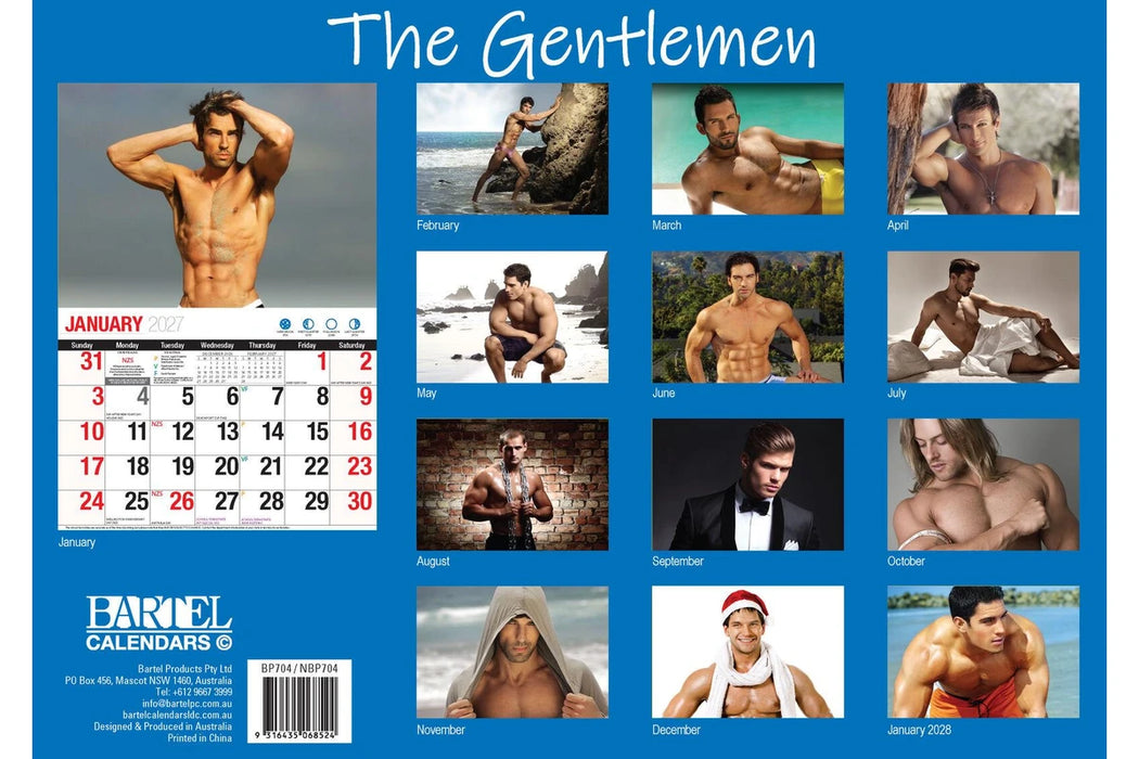 BARTEL CALENDARS 2027 HUNKS
