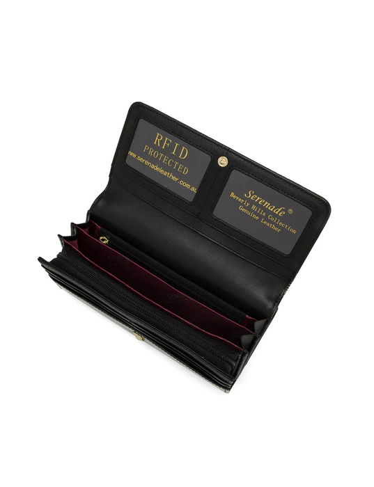 VENICE LARGE LEATHER RFID WALLET