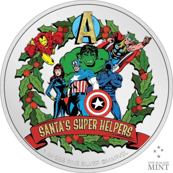 Marvel Season’s Greetings 2023 1oz Silver Coin