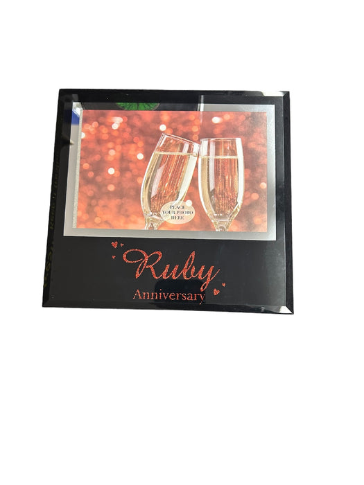 RUBY ANNIVERSERY PICTURE FRAME