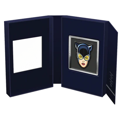 FACES OF GOTHAM CATWOMAN 1OZ SILVER COIN 