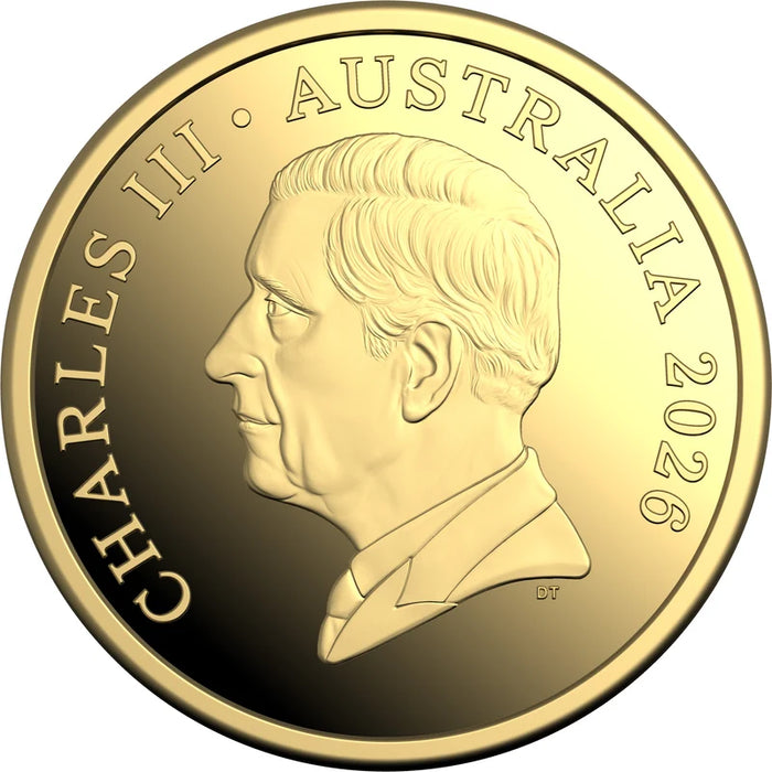 2026 $10 GOLD PROOF COIN MOB OF SIX KANGAROO SERIES 1/10OZ