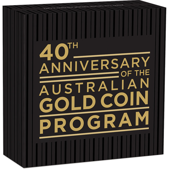 40th Anniversary of the Australian Nugget Gold Coin Program 2026 1oz Silver Proof Gilded Coin
