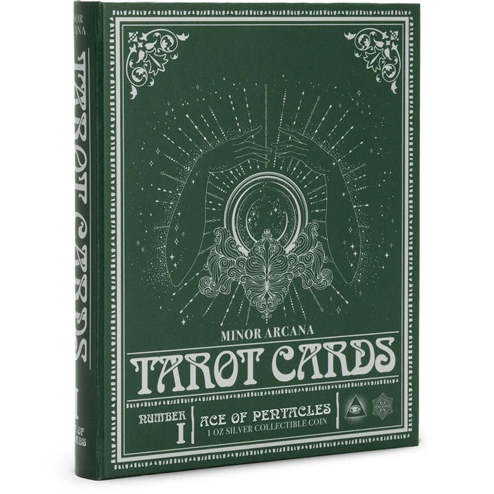 TAROT CARDS ACE OF PENTACLES 1OZ SILVER COIN