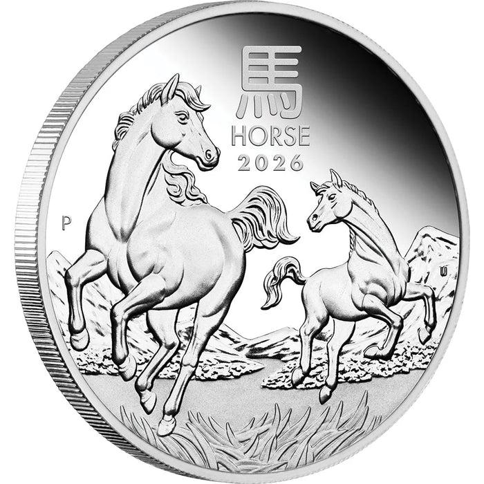 Australian Lunar Series III 2026 Year of the Horse 1oz Silver Proof Coin
