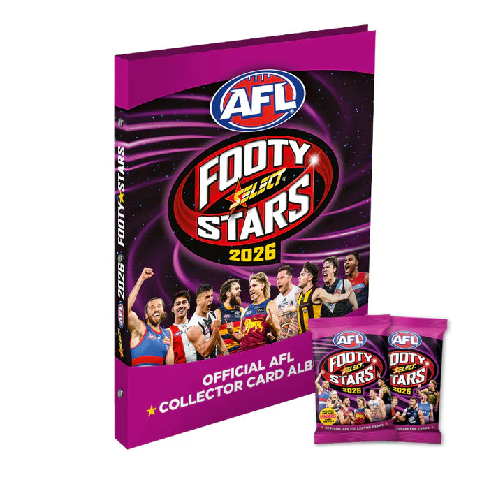 AFL SELECT FOOTY STARS 2026 BINDER