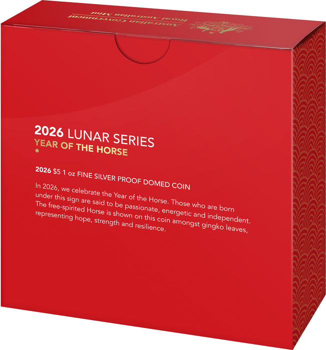 2026 LUNAR SERIES YEAR OF THE HORSE COIN