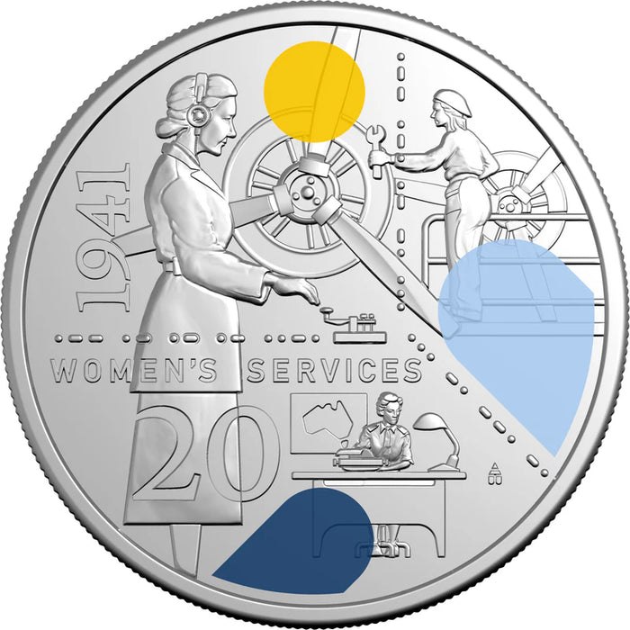 2026 20C WWII CAMPAIGNS OF 1941 WOMEN'S SERVICES UNCIRCULATED COIN