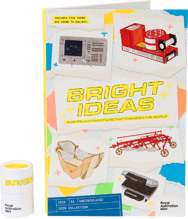 2026 Bright Ideas Coin Program Tube and Folder Plus $2 Change Coin