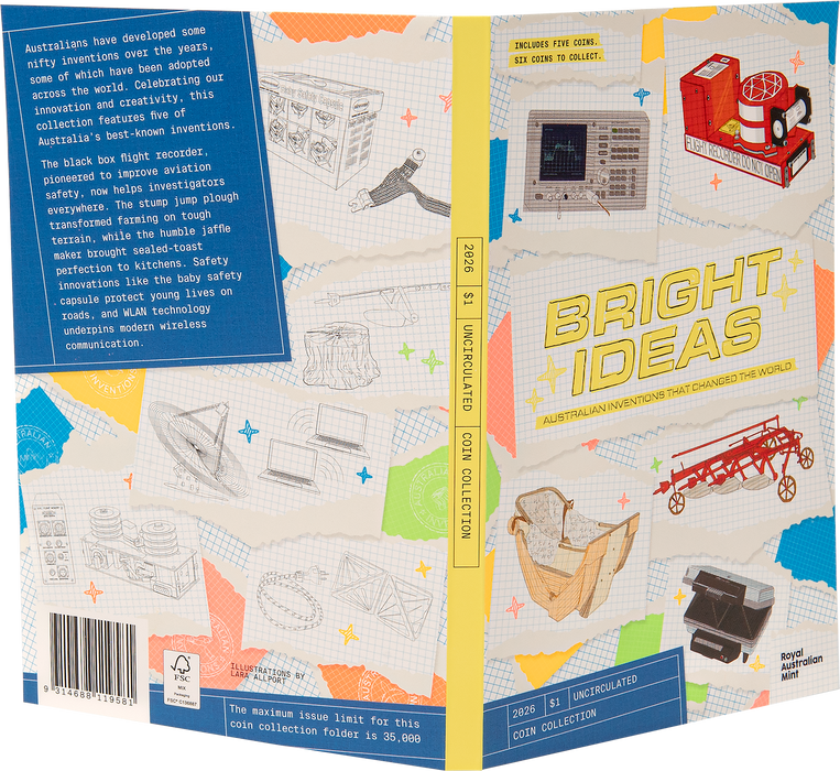 2026 Bright Ideas Coin Program Tube and Folder Plus $2 Change Coin
