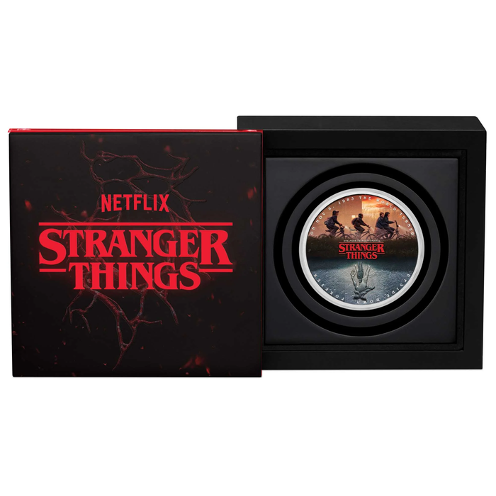 Stranger Things - The Upside Down 2026 1oz Silver Coloured Coin