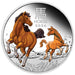 Australian Lunar Series III 2026 Year of the Horse 1oz Silver Proof Coloured Coin