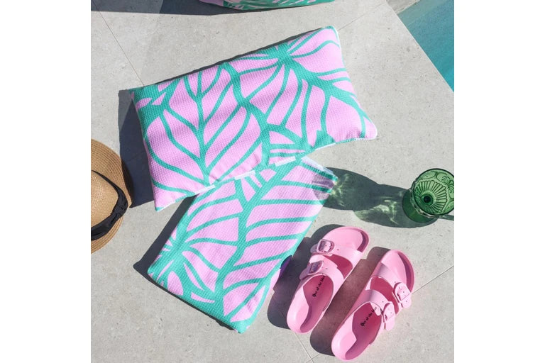 Beach Bliss Palms Beach Pillow