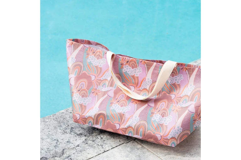 Picnic Abstract Beach Bag