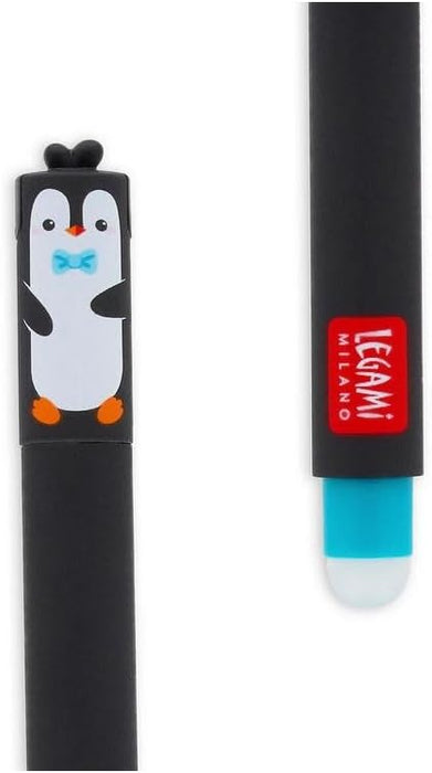 LEGAMI Erasable Gel Pen - Erasable Pen - Penguin