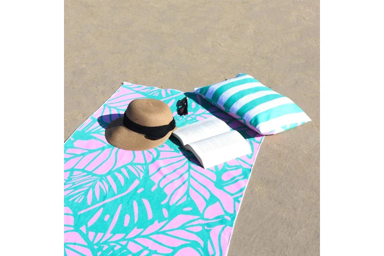 Beach Bliss Palms Beach Pillow