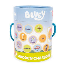 BLUEY WOODEN CHARADES