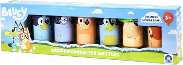 BLUEY WOODEN CHARCTER SKITTLES