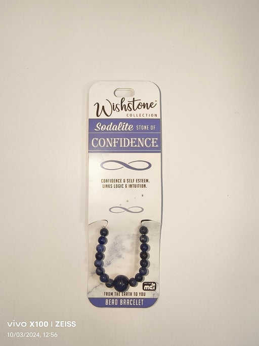 SOMETHING FOREVER SODALITE BEAD BRACELET