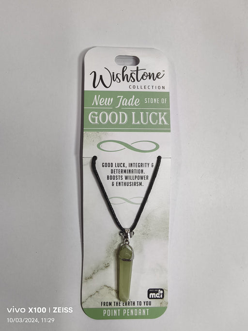 WISHSTONE COLLECTION NEW JADE POINT PENDANT 