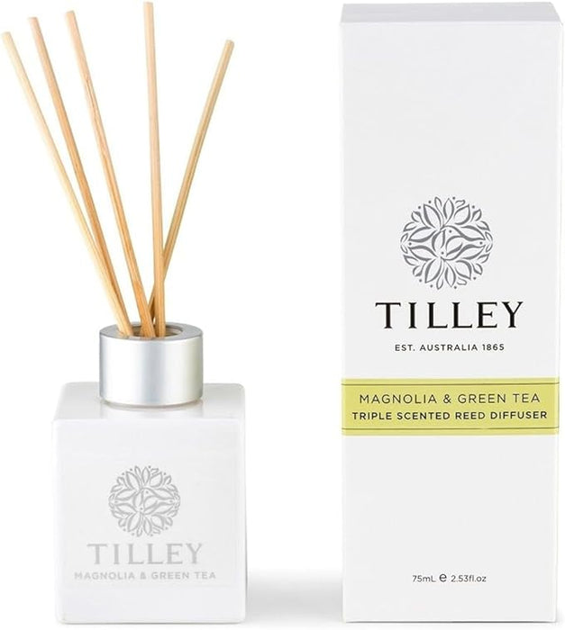 TILLEY MAGNOLIA & GREEN TEA TRIPLE SCENTED REED DIFFUSER