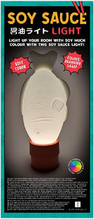 Gift Republic Soy Sauce Light Soft-Touch Colour-Changing - Multi
