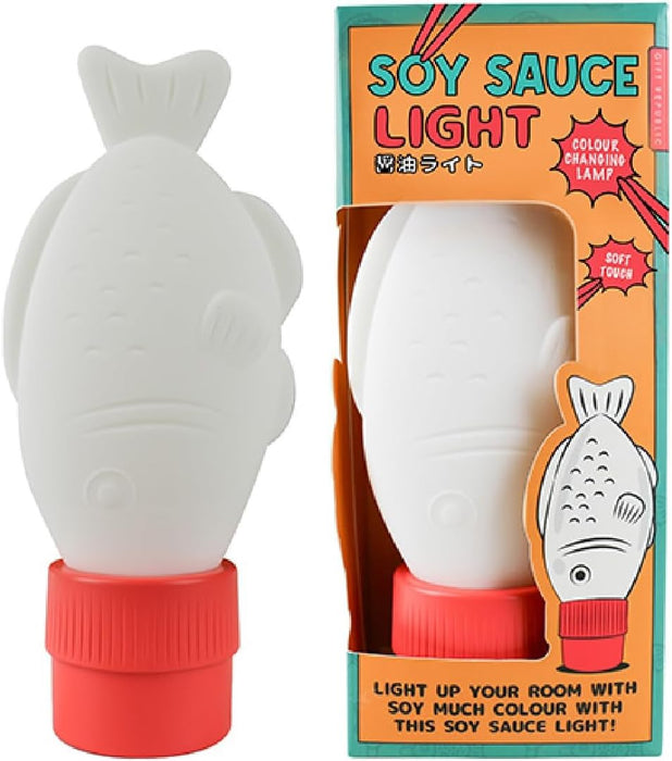 Gift Republic Soy Sauce Light Soft-Touch Colour-Changing - Multi